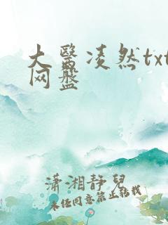 大医凌然txt网盘