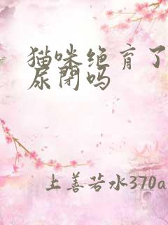 猫咪绝育了还会尿闭吗
