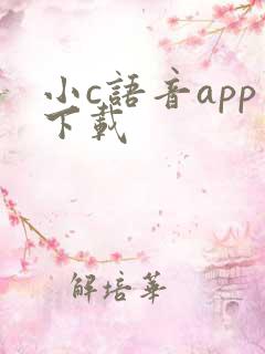 小c语音app下载