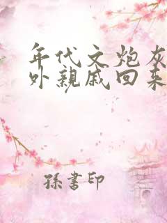 年代文炮灰的海外亲戚回来了讲的什么