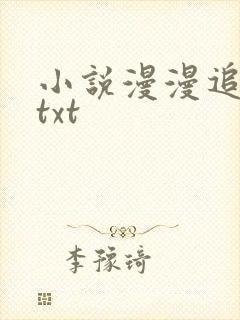 小说漫漫追妻路txt
