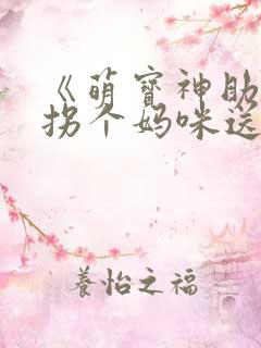 《萌宝神助攻:拐个妈咪送爹地》
