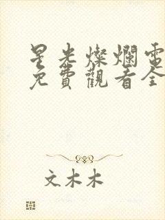星光灿烂电视剧免费观看全集