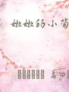 嫩嫩的小菊蕾
