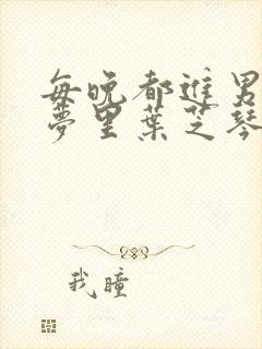 每晚都进男神的梦里叶芝琴小说