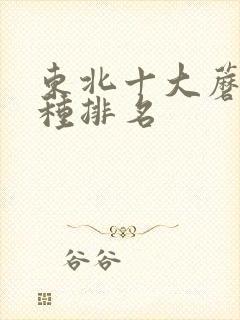 东北十大蘑菇品种排名