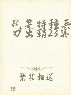 我是特种兵之利刃出鞘23集