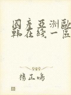 国产亚洲欧美日韩在线一区