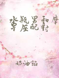水瓶男和摩羯女星座配对