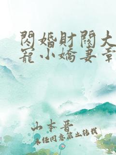 闪婚财阀大叔强宠小娇妻章节