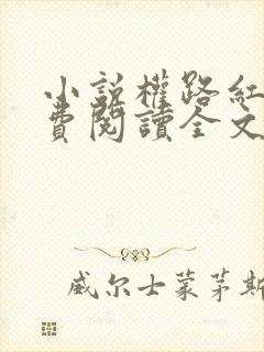小说权路红颜免费阅读全文