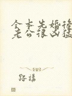 全本先婚后爱:老公很凶猛