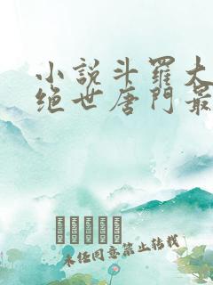 小说斗罗大陆2绝世唐门最新章节列表