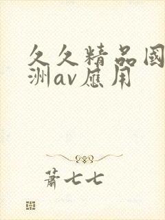 久久精品国产亚洲av应用