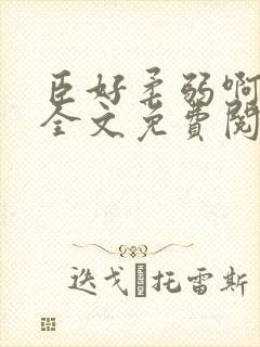 臣好柔弱啊小说全文免费阅读笔趣阁