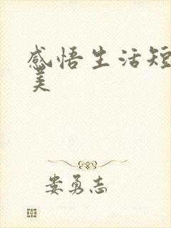 感悟生活短句唯美
