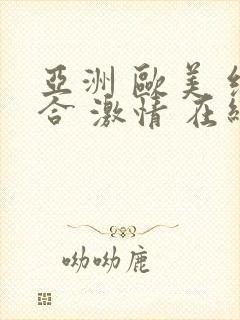 亚洲 欧美 综合 激情 在线观看