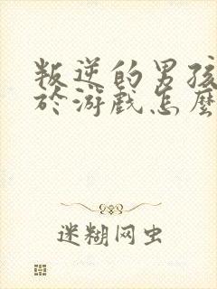 叛逆的男孩沉迷于游戏怎么办