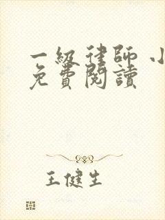 一级律师 小说免费阅读