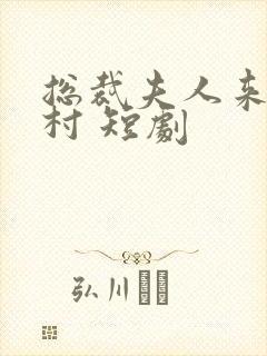 总裁夫人来自农村 短剧