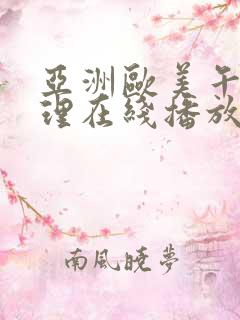 亚洲欧美午夜伦理在线播放一区二区