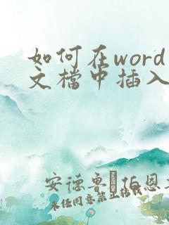 如何在word文档中插入pdf文件
