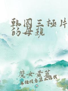 韩国三极片年轻的母亲