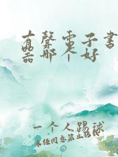 有声电子书阅读器哪个好
