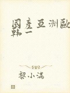 国产亚洲欧美日韩一