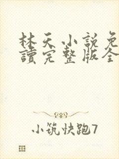 林天小说免费阅读完整版全文