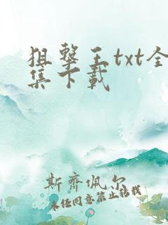 狙击王txt全集下载