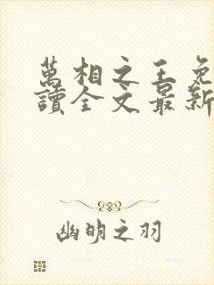 万相之王免费阅读全文最新章节
