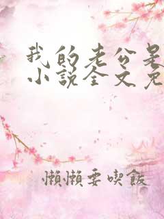 我的老公是大佬小说全文免费阅读