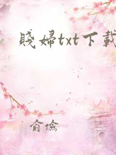 贱妇txt下载