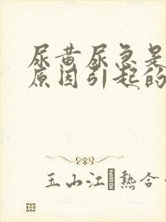 尿黄尿急是什么原因引起的
