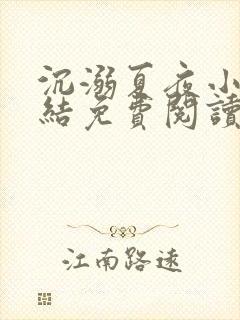 沉溺夏夜小说完结免费阅读无弹窗下载