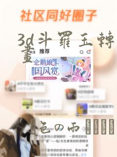 3d斗罗玉转漫画
