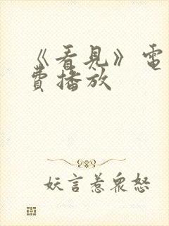 《看见》电影免费播放