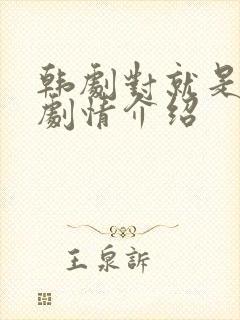 韩剧对就是那样剧情介绍