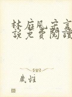 林庭风宋言汐小说免费阅读全文无弹窗