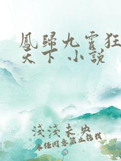 凤归九霄狂妃逆天下 小说