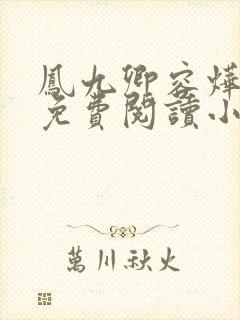 凤九卿容烨全文免费阅读小说无弹窗