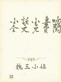 小说小妻吻上瘾全文免费阅读