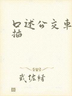 口述公交车上被插