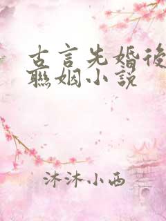 古言先婚后爱的联姻小说
