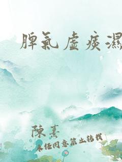 脾气虚痰湿重
