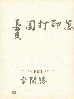 长图打印怎么分页