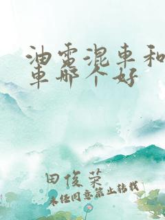 油电混车和纯油车哪个好