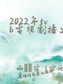2022年tvb电视剧播出表