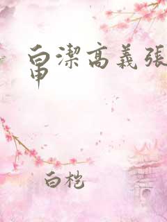 白洁高义张敏王申